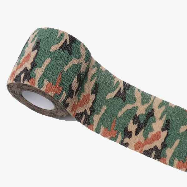 MC05 Outdoor Camouflage Bandage Infusion Bandage Wrapping Medical Tape Self-sticking Elastoplast 2.5-15CM Width 4.5M Length Non-woven - Цвет: MC05