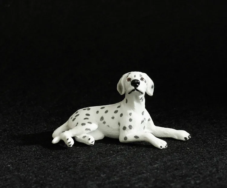 9 см Классическая собака животное далматинцы собаки экшн фигурки игрушка твердая