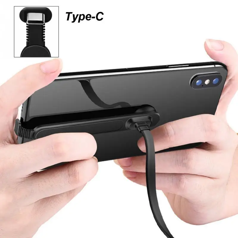 1 м 180 градусов изгиб Micro USB/Тип type-C для быстрой зарядки Зарядное устройство синхронизации данных кабель#1129