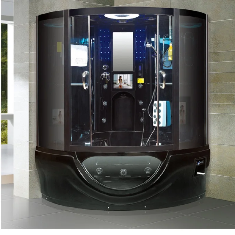 Красивая паровая кабина для душа с акриловой рамой акриловая Массажная Ванна |