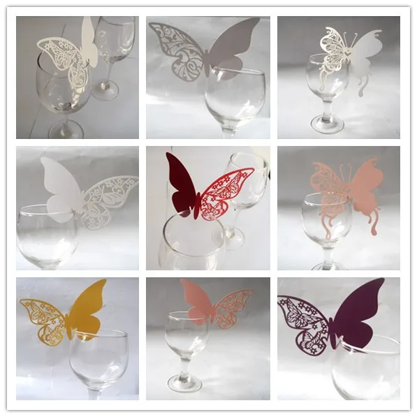 Бесплатная доставка 48 шт. белые цвета слоновой кости розовые красные золотые