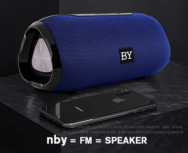 BY6660 Мини Bluetooth динамик Портативный водонепроницаемый беспроводной громкий динамик 10 Вт для телефона компьютера наружное радио fm бас стерео музыка