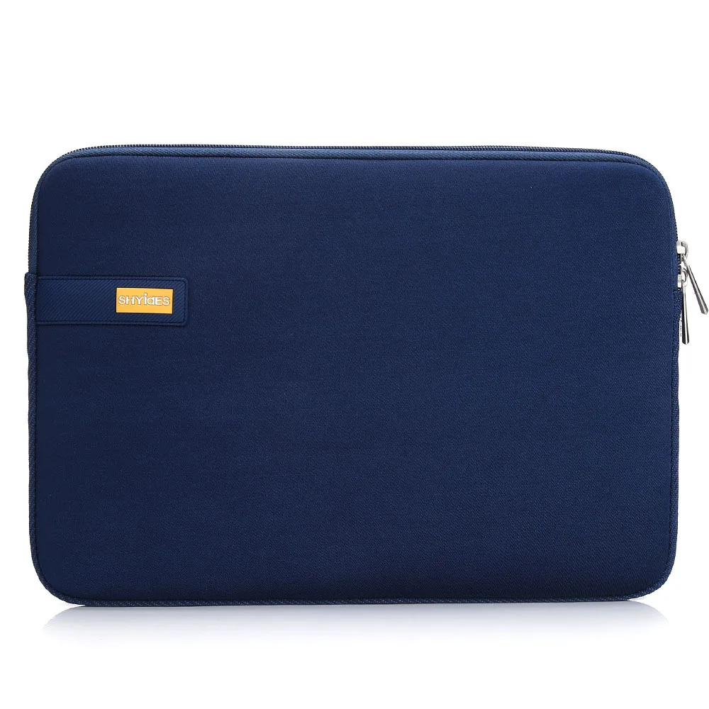 Navy Blue 11,6 13,3 14,4 15,6 дюймов защитный гильзы поверхность-Водонепроницаемый противоударный рукав Высокая Устойчивость пены для Macbook Air/Pro - Цвет: Navy Blue