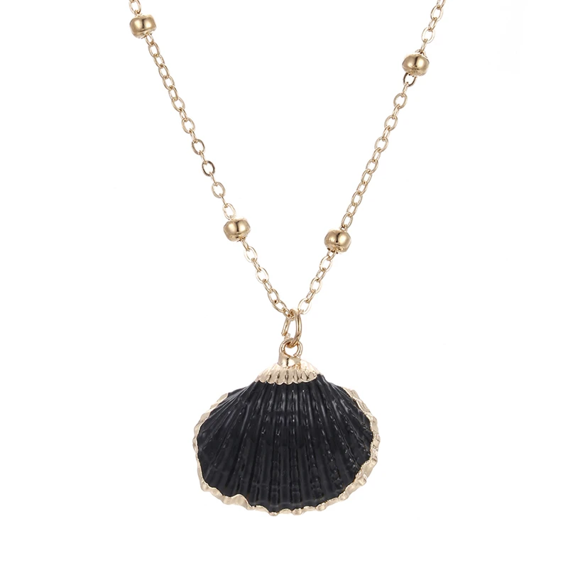 Женское колье-чокер Boho Sea Cowrie колье золотистого цвета с цепочкой для пляжа |