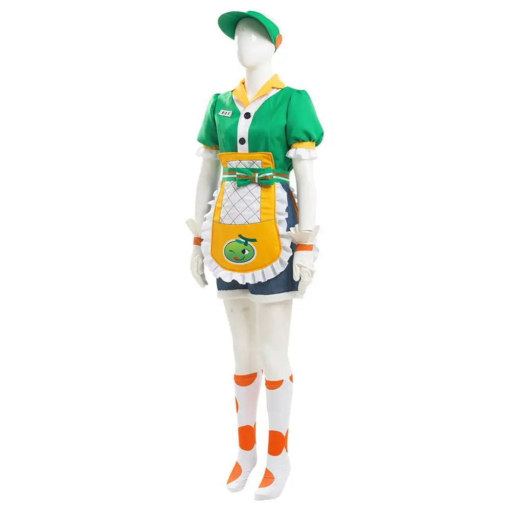 OW Mei Cosplay Costume Honeydew Skin Halloween Carnival Costumes Full Sets | Тематическая одежда и униформа