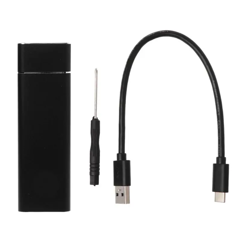 USB 3.0 to M.2 SSD Mobile Hard Disk Box Adapter Card External Enclosure Case for m2 SATA 3.1 2230/2242/2260/2280 | Компьютеры и офис