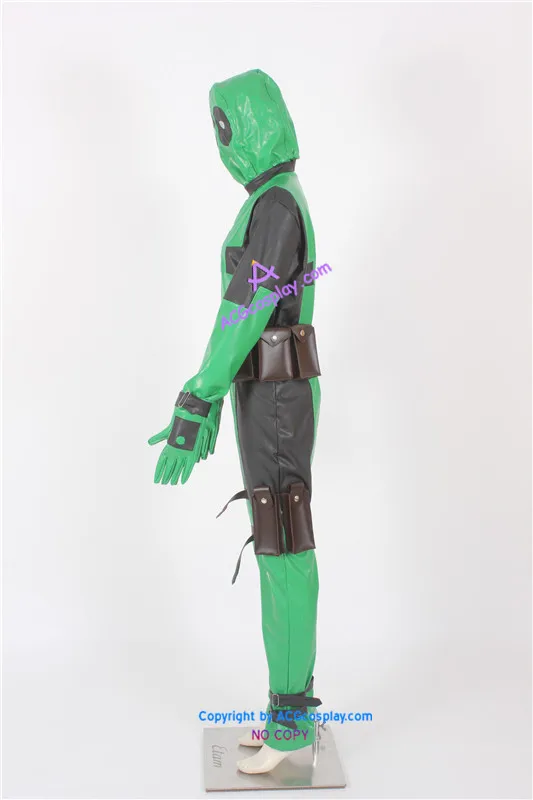 Фильма Дэдпул Рубашки зеленый костюм косплей версия|deadpool cosplay costume|deadpool cosplaycosplay