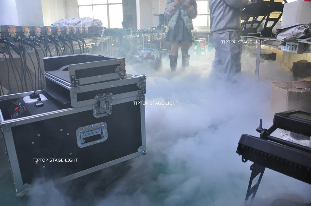 TIPTOP водная база противотуманная машина 3000 Вт дымовая на водной основе DMX512 сценический эффект Низкая лежа вода туман дымовая машина TP-T65 кофр