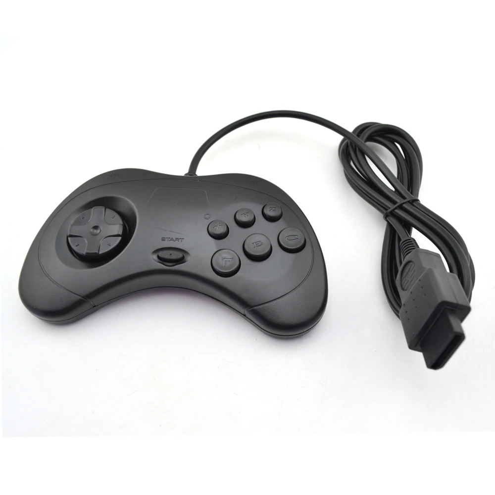 Проводной геймпад для Sega Saturn Джойстики джойстик ПК MAC в стиле системы Лидер