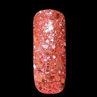 rouge red mix size nail art glitter powder hexagonal sequins brilliant nail glitter acrylic nail decoration products 712