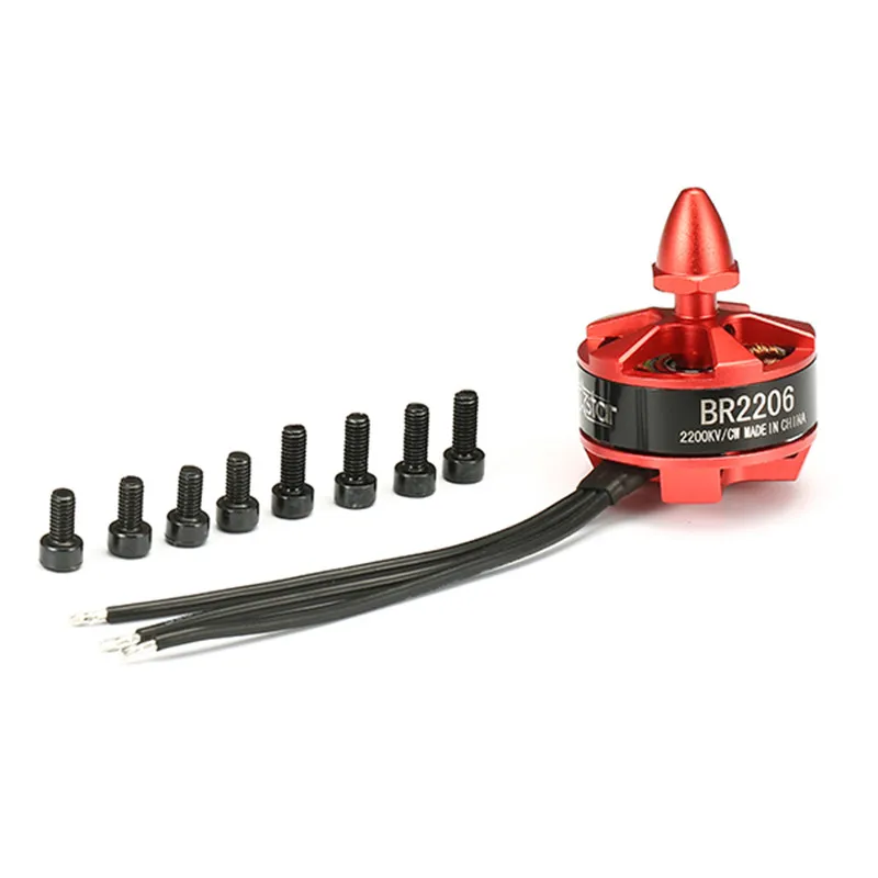 4 шт. оригинальный Racerstar 2206 BR2206 2200KV 2 4S бесщеточный двигатель CW/CCW Для QAV280 300 330 RC