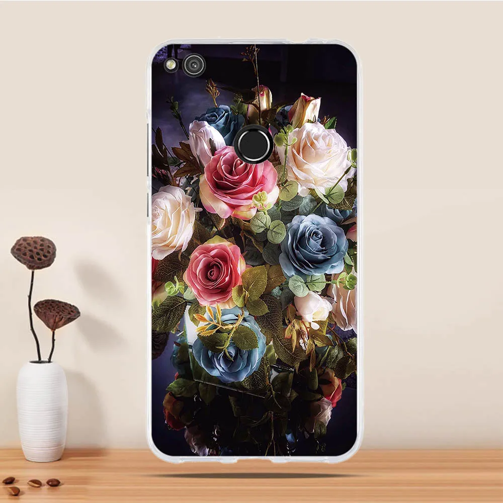 Чехол для huawei Honor 8 Lite, силиконовый чехол, чехол для huawei P9 Lite, чехол, TPU Funda чехол для huawei P8 Lite Capa - Цвет: 7