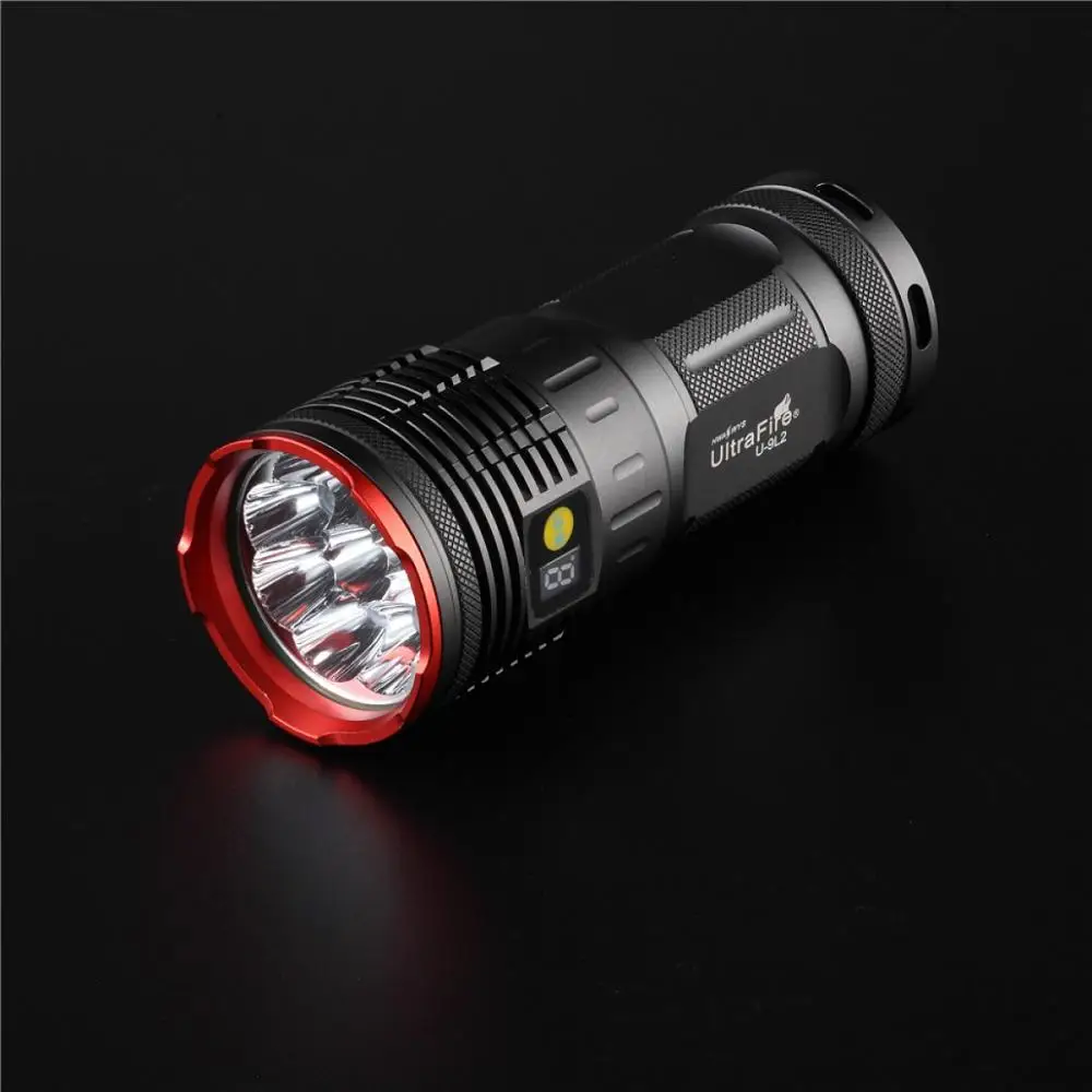 RED Ultrafire тактический фонарь XM-L2 4 режима 8100LM светодиодный фонарь охотничий фонарь Luz вспышка ручной фонарь с бликом 18650 фонарь Flas - Испускаемый цвет: RED
