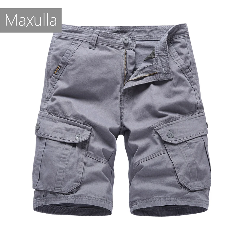 Maxulla мужские короткие летние хлопковые пляжные шорты с карманами Бермуды