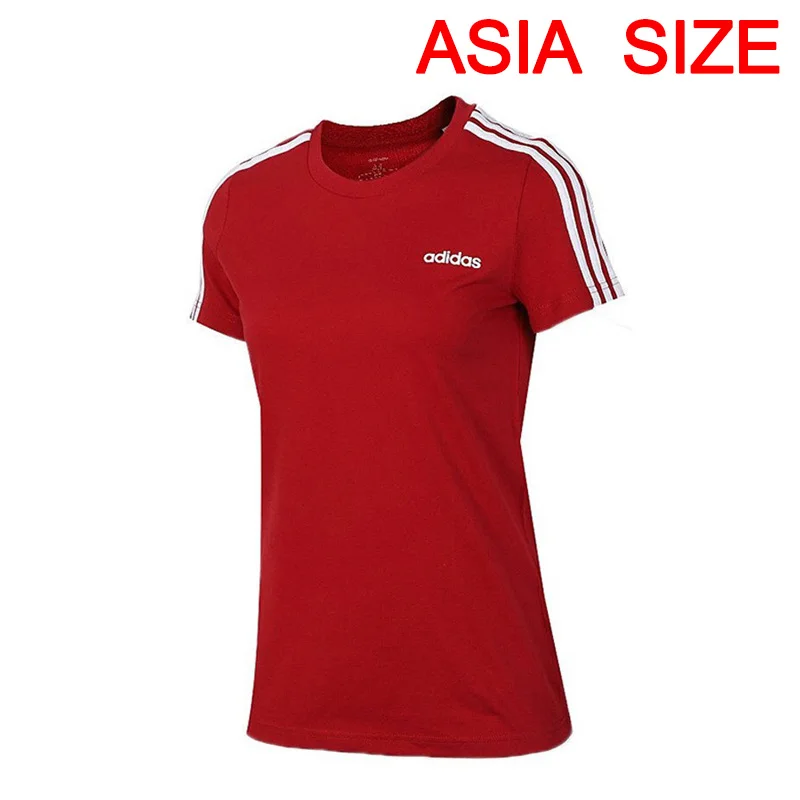 EI0763 Новое поступление Adidas W E 3S футболка зауженного кроя Для женщин футболки с коротким рукавом спортивный костюм - Цвет: EI0763