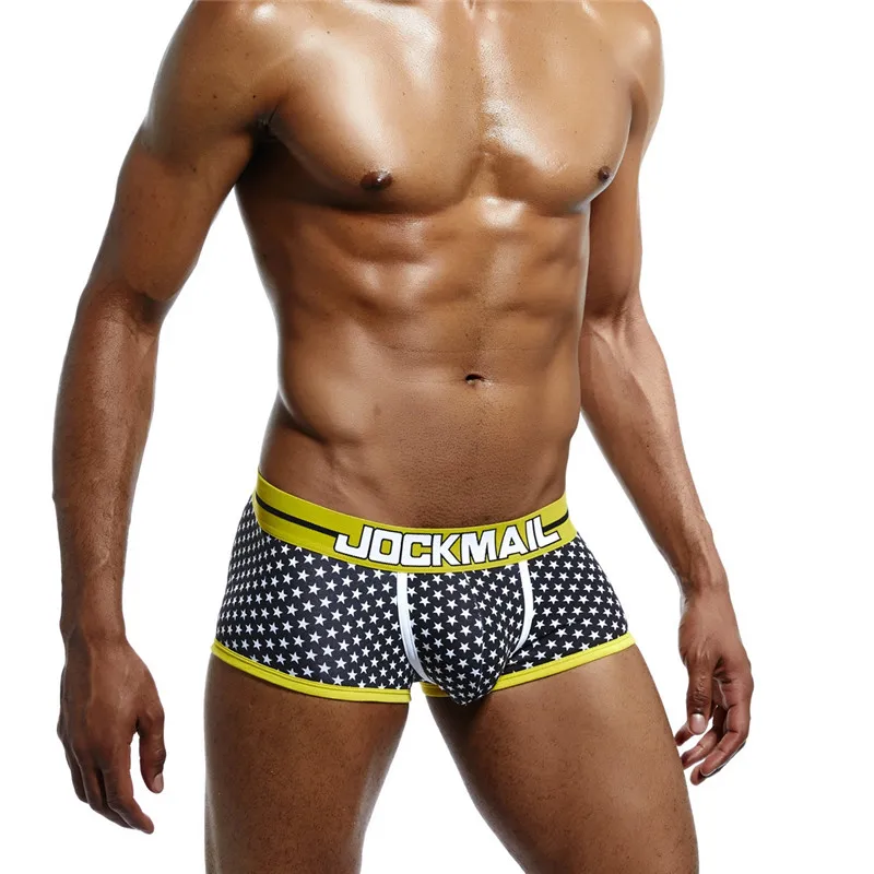 JOCKMAIL, брендовые боксеры, мужское нижнее белье, дышащий хлопок, модные сексуальные боксеры, шорты для мужчин, cueca, боксеры, calzoncillos hombre, боксеры marca