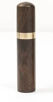 dark Brown Горячие ручные швейные иглы вышивка, ремонт корпуса чехол прочный практичный из дерева коробка кожа вязание ремесло DIY Инструменты - Цвет: dark Brown
