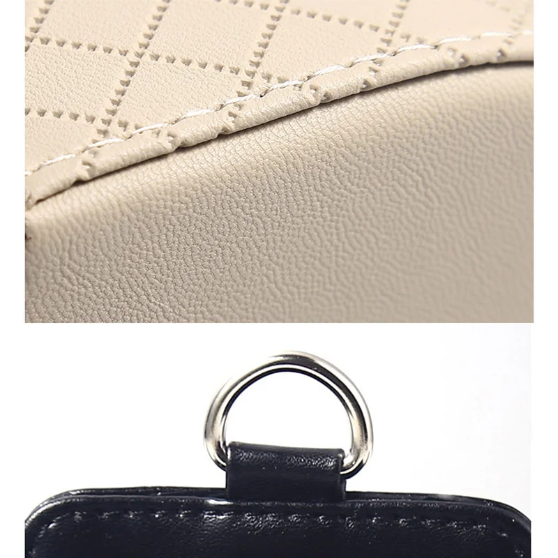 1 шт. SEEYULE коробка для хранения в воздуховод автомобиля из искусственной кожи с