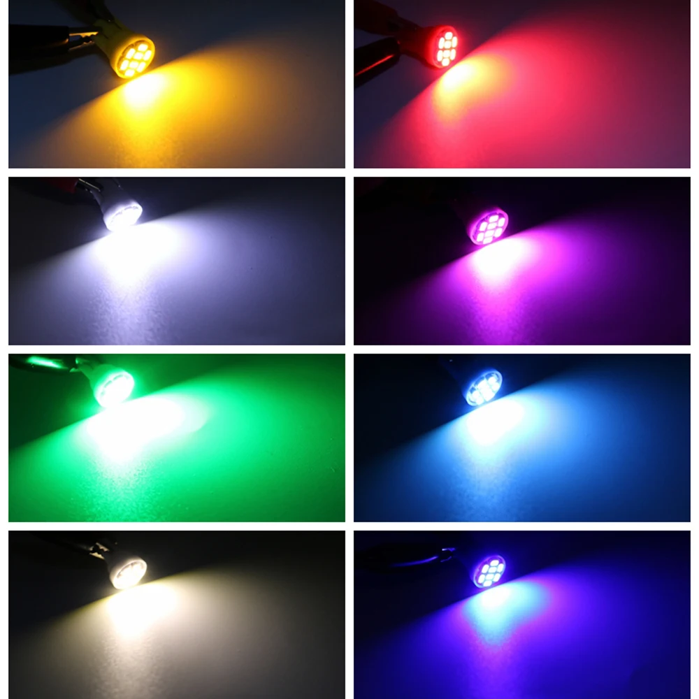 YSY 50 шт оптом белый T10 1206 3020 8 Smd 8smd 8led 194 168 192 W5W Клин Led лампа внутреннего освещения DC