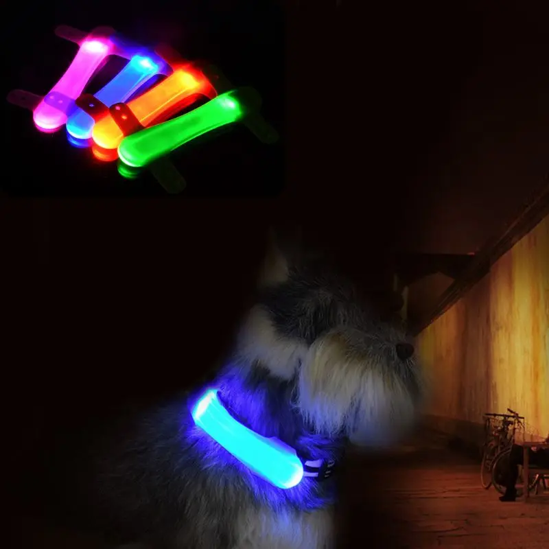 Силиконовые предупреждающие огни безопасности Pet светодиодный свет светящиеся
