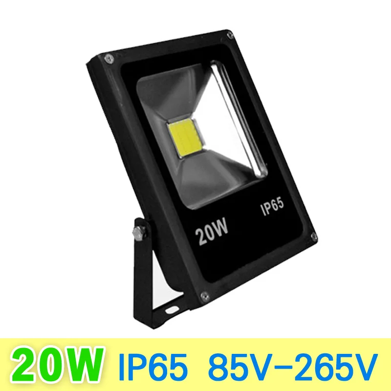 20W Светодиодный прожектор светильник 30W 50W 100W 220V IP65 Водонепроницаемый Светодиодный прожектор светильник Точечный светильник Открытый светодиодный настенный светильник сад проекторы машина для изготовления холодного/теплый белый - Испускаемый цвет: 20W