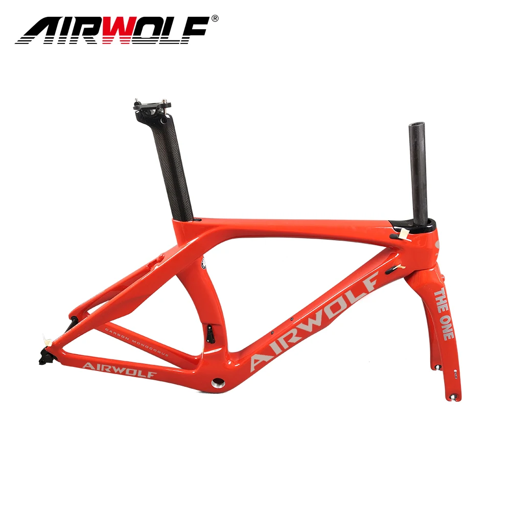 Airwolf полный toray T1100 карбоновая рама для велосипеда telaio bici da corsa carbonio avaliable BSA/PF30/BB30 принимаем OEM Раскрашенная оправа углерода