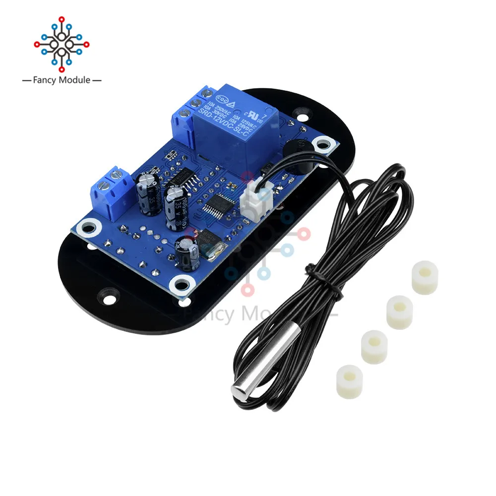 DK-W1308 AC 110V 220 V/DC 12V 10A двойной светодиодный цифровой термостат контроллер температуры трансформатор NTC термистор Датчик Зонд 10K