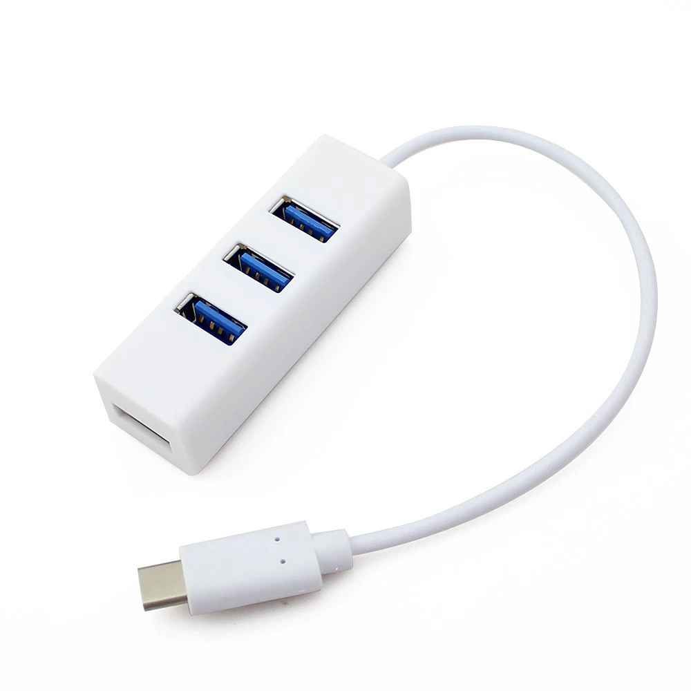 Мини-адаптер типа C на 4-портовый концентратор USB 3 0 USB3.1 Type-C для Mac 12 дюймов |