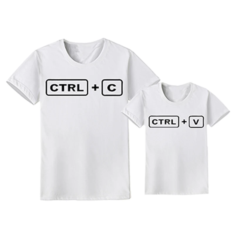 Г., одинаковые комплекты для семьи летняя рубашка для папы и сына, CTRL+ C CTRL+ V Одинаковая одежда для всей семьи комплект одежды для папы и девочки