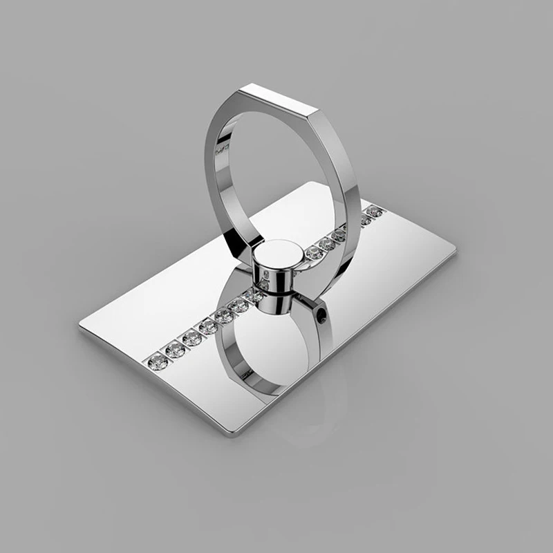 

Luxury Diamond Finger Ring Mobile Phone Smartphone Stand 360 Degree Holder Mount for IPhone IPad Xiaomi Universal