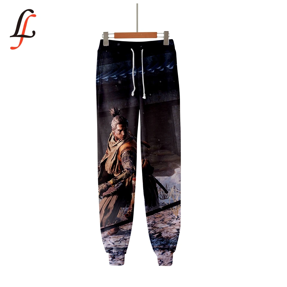 New Hip Kpop Fashion Casual Jogger Pants SEKIRO Shadows Die Twice 3D modis Warm fashion Slim unisex Oversize |