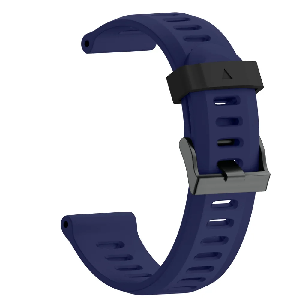 navy blue Силиконовый ремешок для часов Garmin Fenix 5X3 3HR для спорта на открытом воздухе силиконовый сменный Браслет для Garmin 26 мм ремешок - Цвет ремешка: navy blue