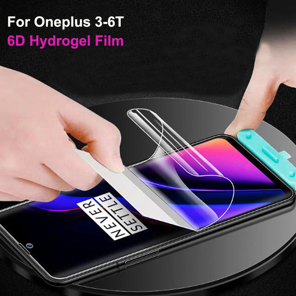 2 шт. мягкая Гидрогелевая Защитная пленка для ONEPLUS 7 pro 6T 6 5T 5 3|Защитные стёкла и