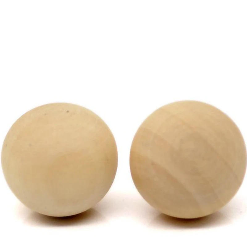 100 шт./лот высококачественные деревянные шарики круглые без отверстий 8 мм 10