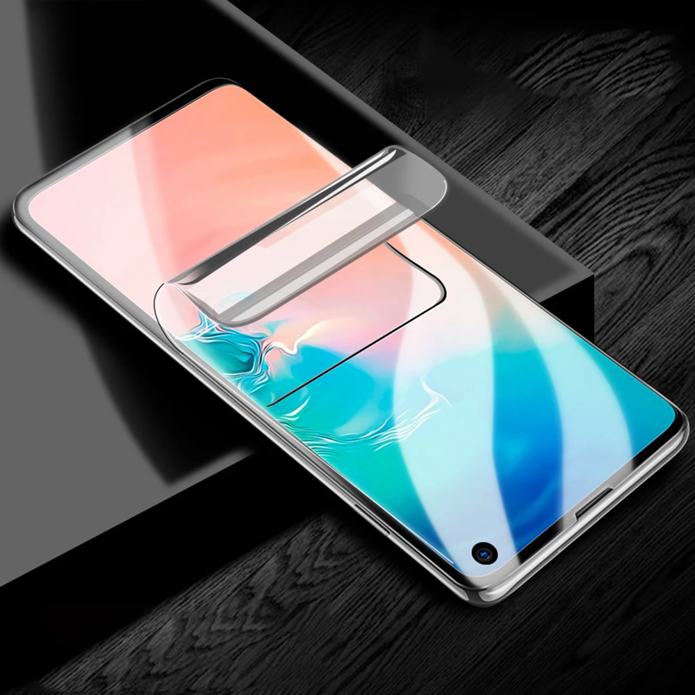 10D мягкая Гидрогелевая Защитная пленка для samsung S10 S9 S8 Plus A6 A8 A9 полная защитная