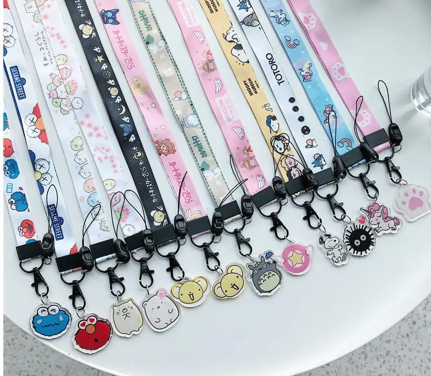 1 шт. акриловый держатель для ключей с изображением Минни и Микки из аниме totoro stitch