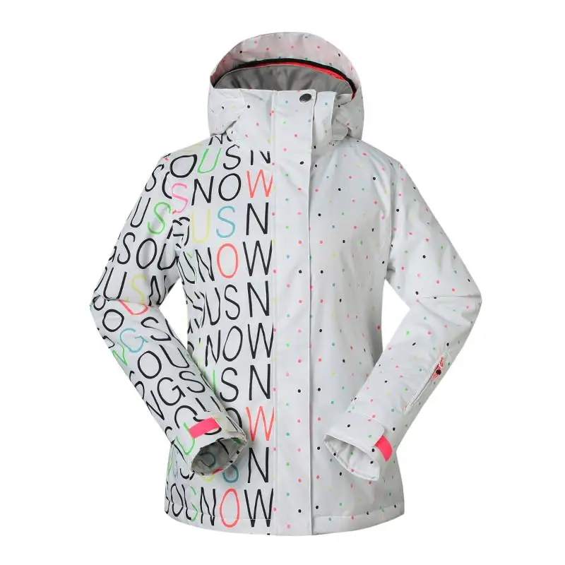 picture jacket Хорошее Для женщин зимние Костюмы, для улицы, Спортивная Комплекты для сноубординга из водонепроницаемого материала с защитой от ветра, лыжные куртки и нагрудник зимние брюки для девочек - Цвет: picture jacket