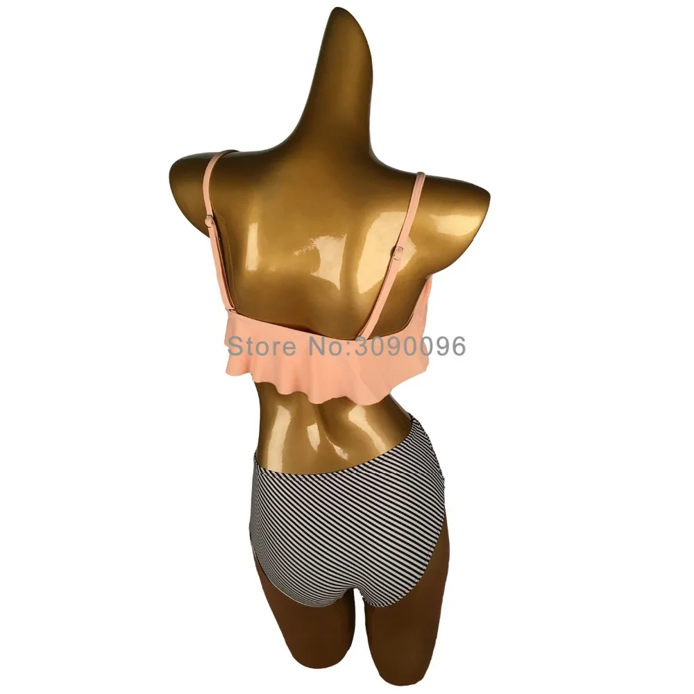 Бикини с высокой талией 2017 сексуальный купальный костюм женский пуш ап купальник