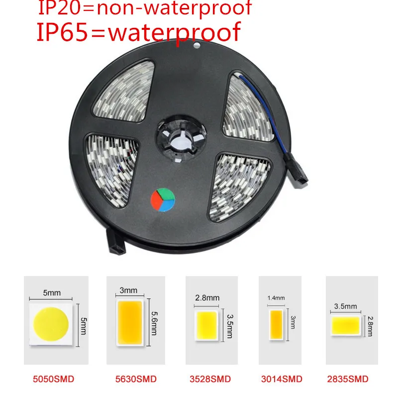 SMD 5050 3014 3528 5630 Светодиодные ленты RGB светодиодный строка светильник Fita de светодиодный лента Bombillas светодиодный светильник Рождественский светильник s украшение дома