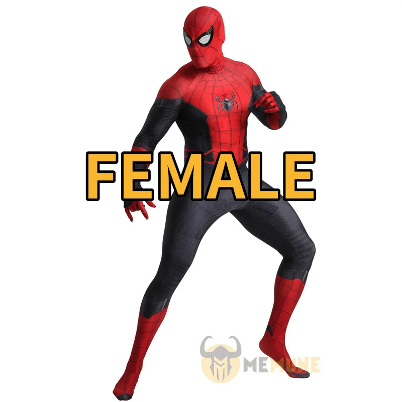 FEMALE Маскарадный костюм супергероя Marvel для костюмированной вечеринки, костюм Человека-паука на Хэллоуин - Цвет: FEMALE