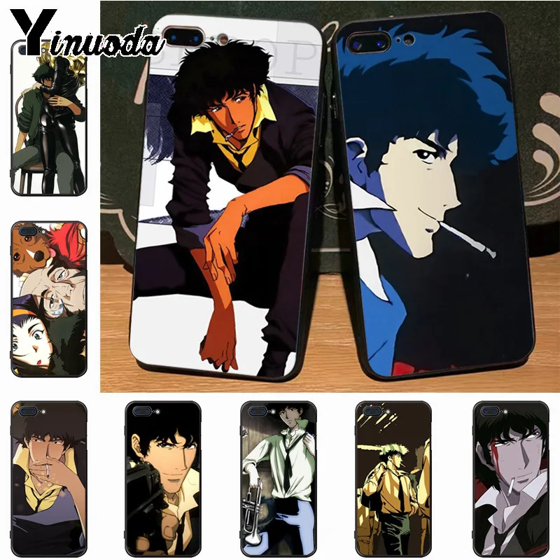 Чехол Yinuoda Cowboy Bebop для Apple iPhone 8 7 6 6S Plus X 5S 11pro SE 12pro max|Бамперы| |