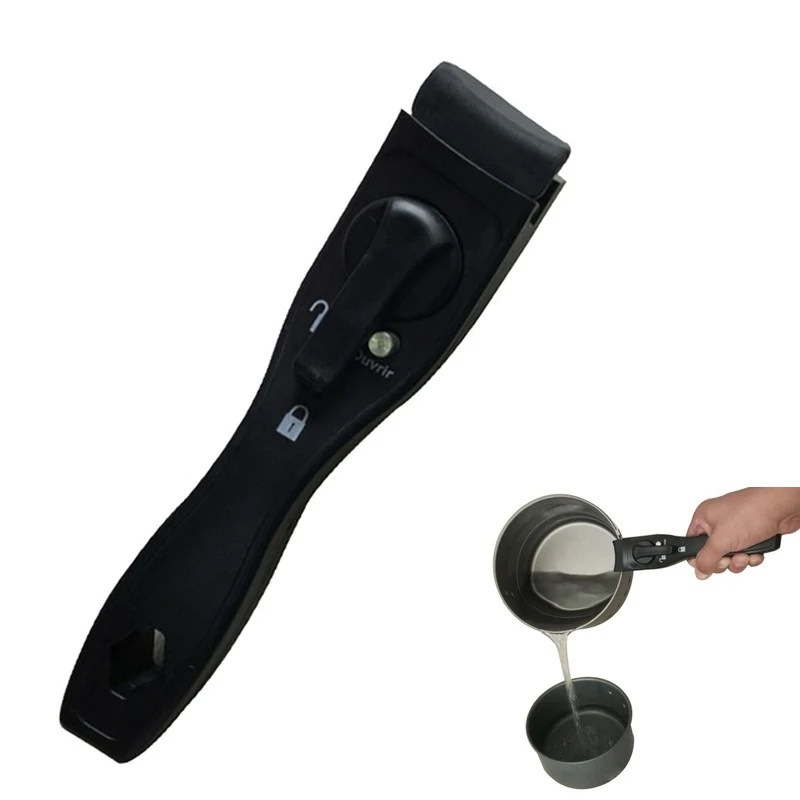 Универсальная съемная ручка для кастрюли разборная анти-обжигающая бакелитовая