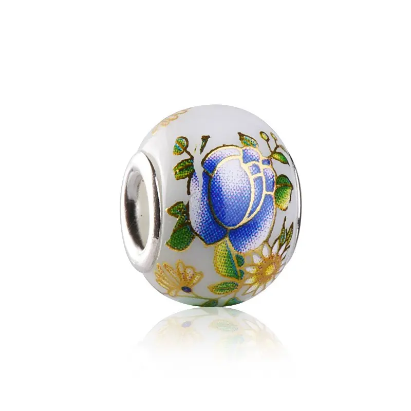 100 шт. стеклянные бусины разделители для украшений в этническом стиле|glass beads