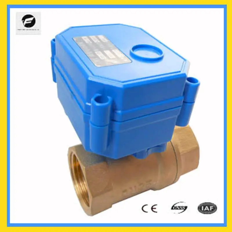 CWX 15 1 ''DN25 Электрический шаровой клапан DC12v моторизованный с двумя проводами CR01