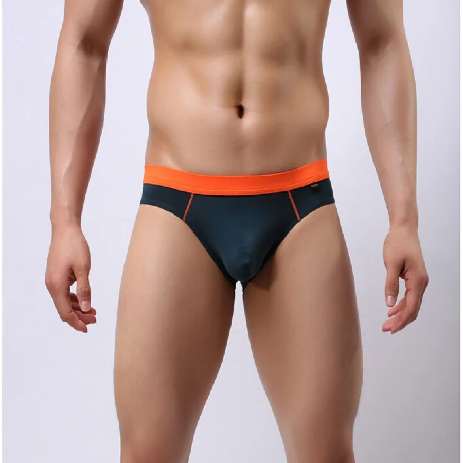В наличии! Мужские сексуальные мужские трусы с низкой талией бикини Soild 5 цветов