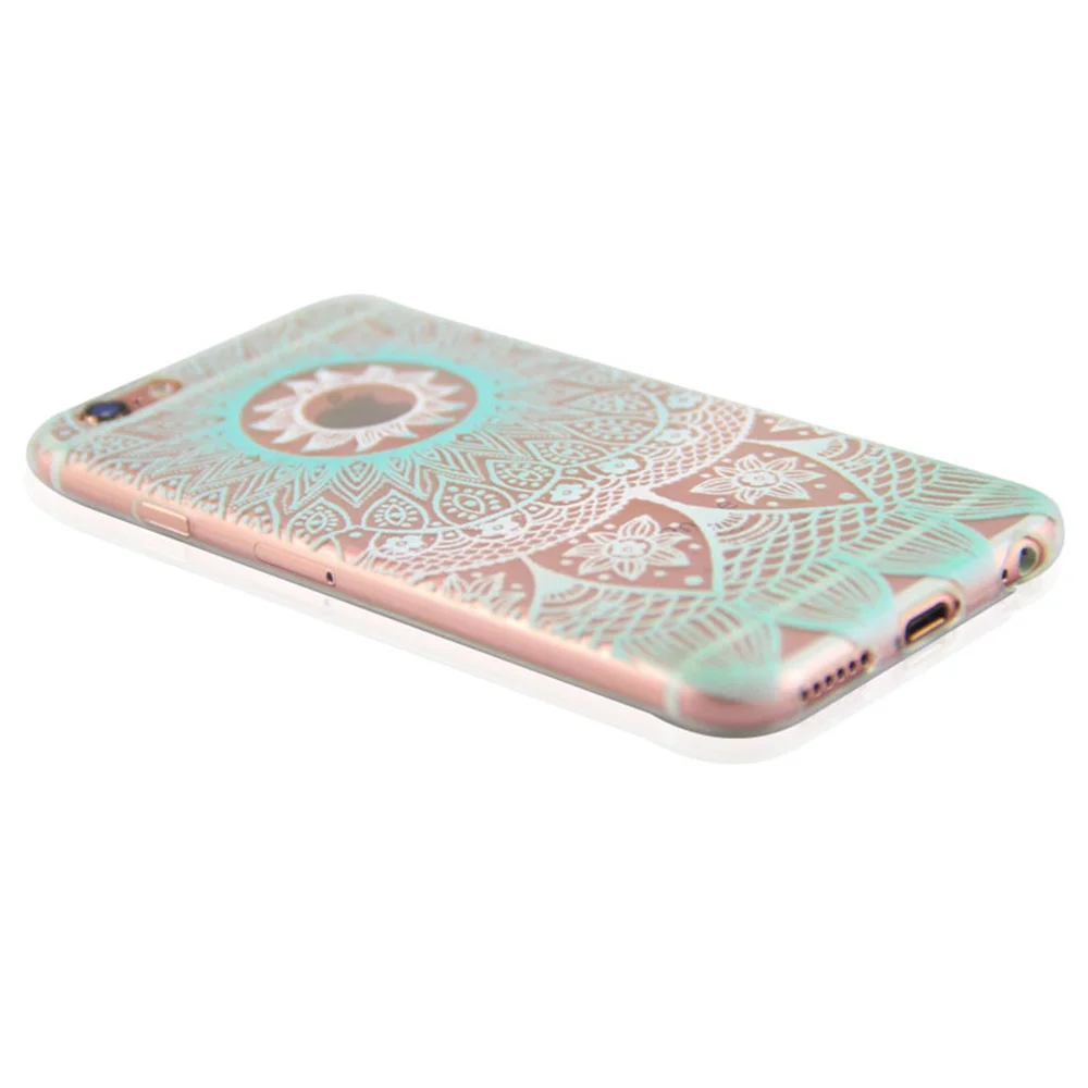 TOMKAS чехол для iPhone 6 S плюс крышка цветочный Пейсли Мандала Цветок дурман Capinha Коке 5
