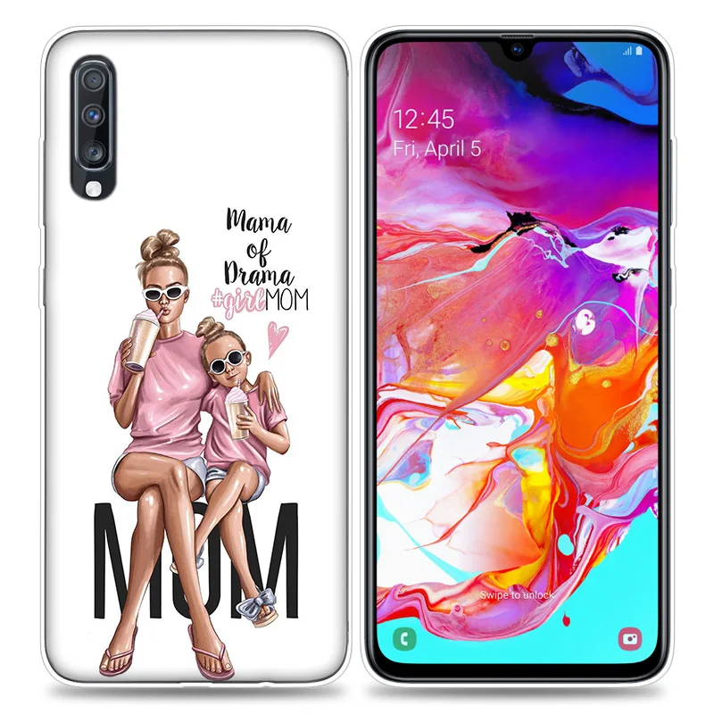 Для мам и детей, девочек queen чехол для samsung A50 A70 A20e A80 A60 A30 A20 A10 A8 A7 A6 плюс A9 мягкий Корпус чехол для телефона в виде ракушки