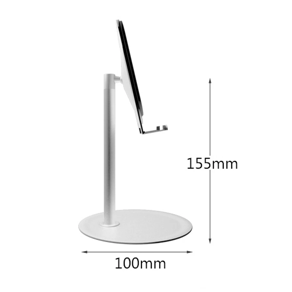 high quality non slip aluminum metal phone tablet holder stand desktop phone bracket mount office desk adjustable display cradle free global shipping