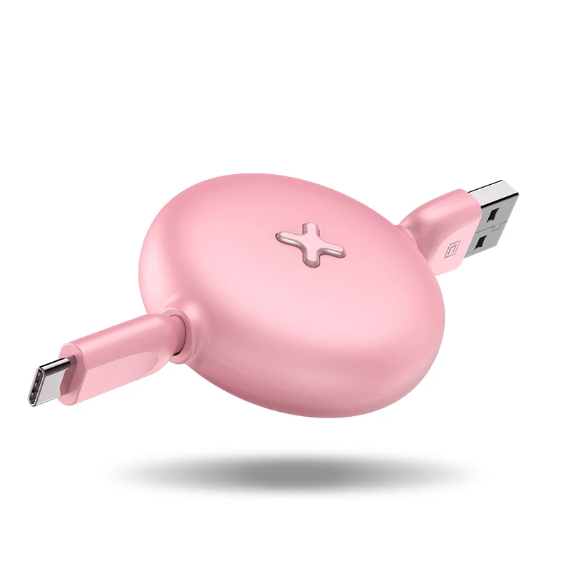 Pink CAFELE usb type-C кабель для мобильного телефона Xiaomi huawei USB-C Быстрая зарядка mini type-C кабель для samsung Galaxy S9 Синхронизация данных - Color: Pink