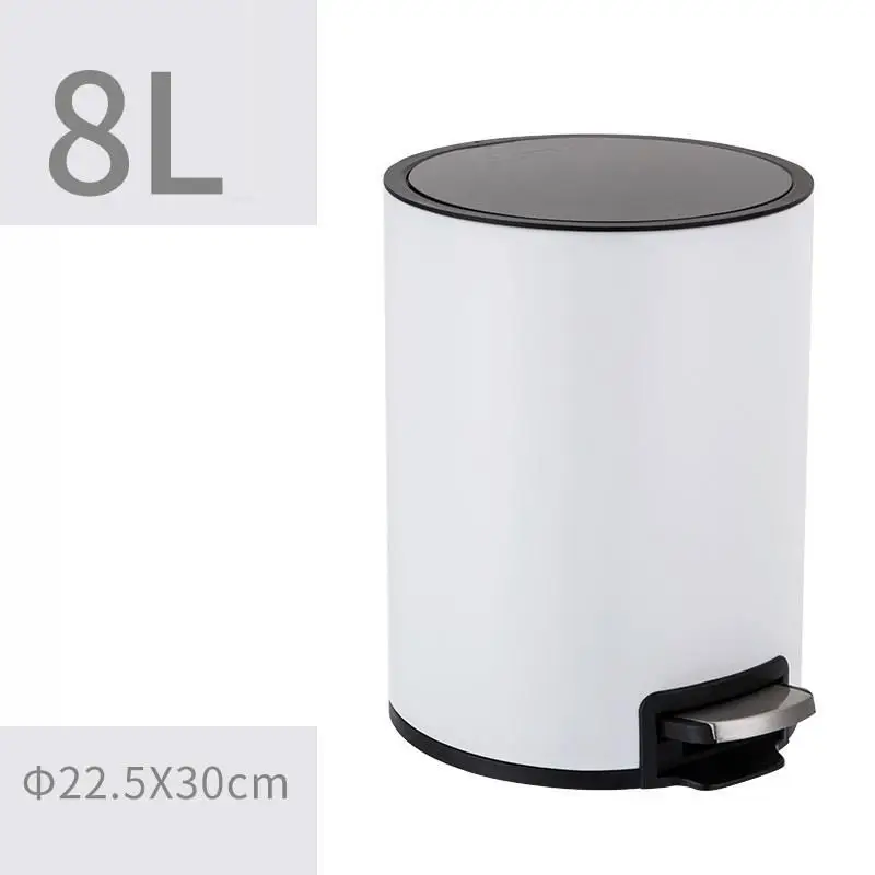 MODEL N Trashcan Kosz Na Smieci мусорный бак Habitacion Cubo Basura Papelera Cocina педаль Lixeira мусорный бак корзина для мусора - Цвет: MODEL N